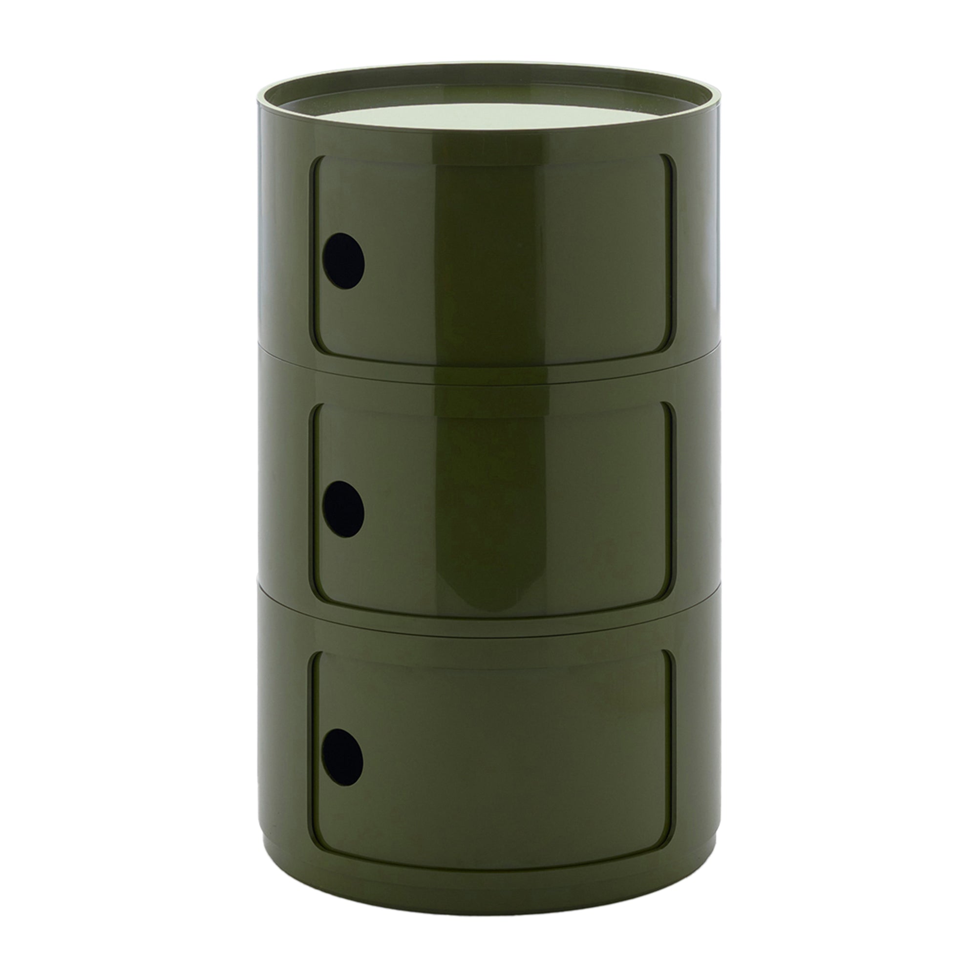 Kartell Componibili Kast Ã 42 cm - 3 Modules - Groen