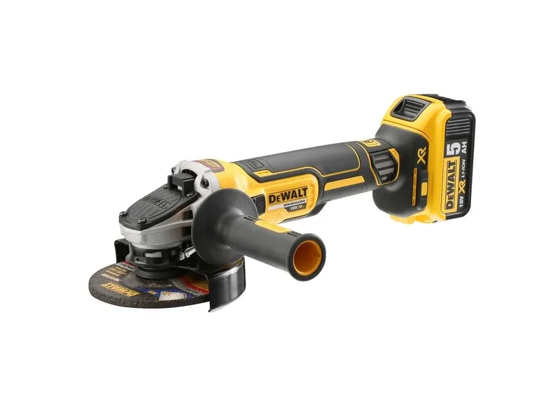 DeWALT XR DCG405P2 - Vinkelkværn - ledningfri - 125 mm - 2 batterier - 18 V