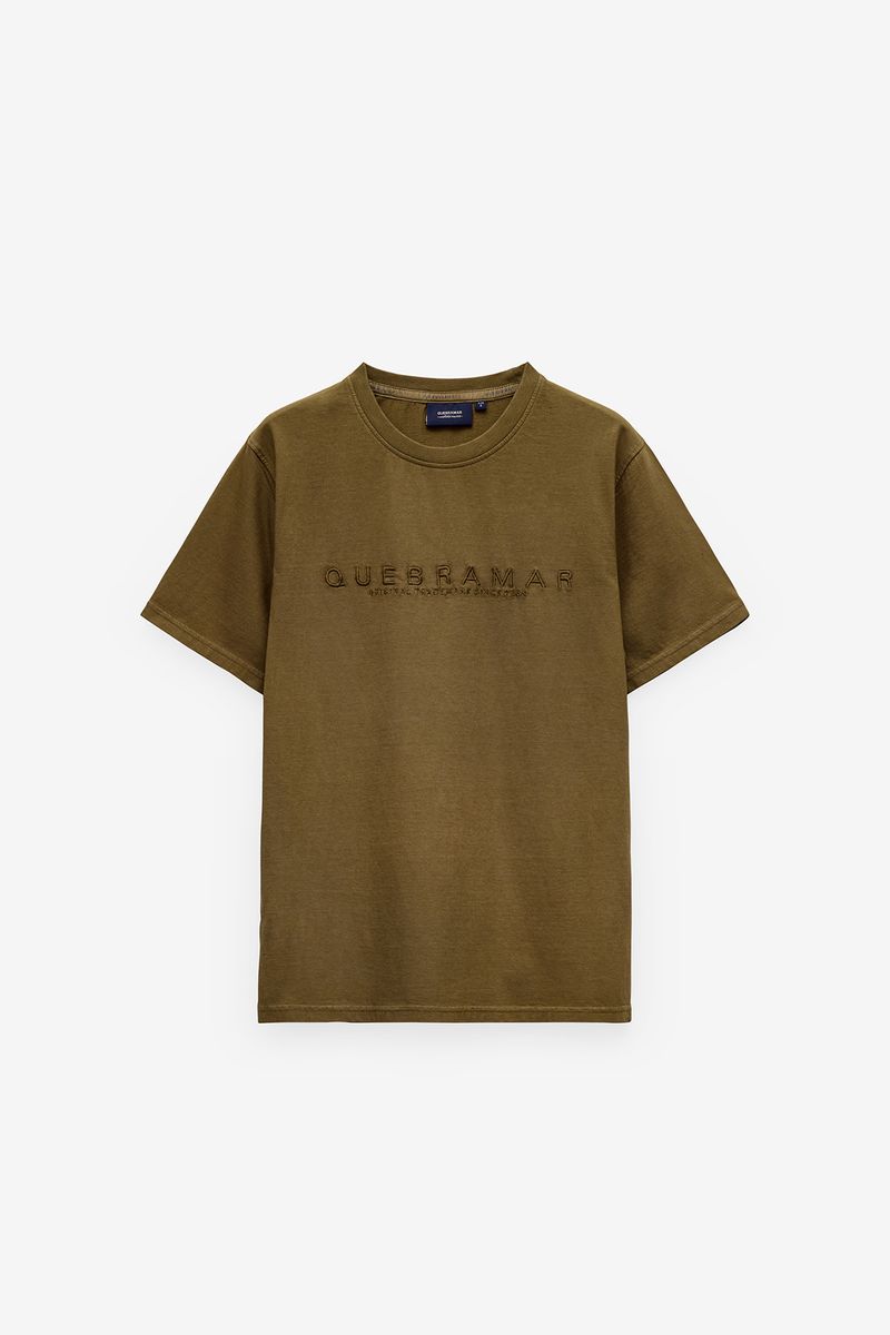 T-SHIRT COM BORDADO QUEBRAMAR