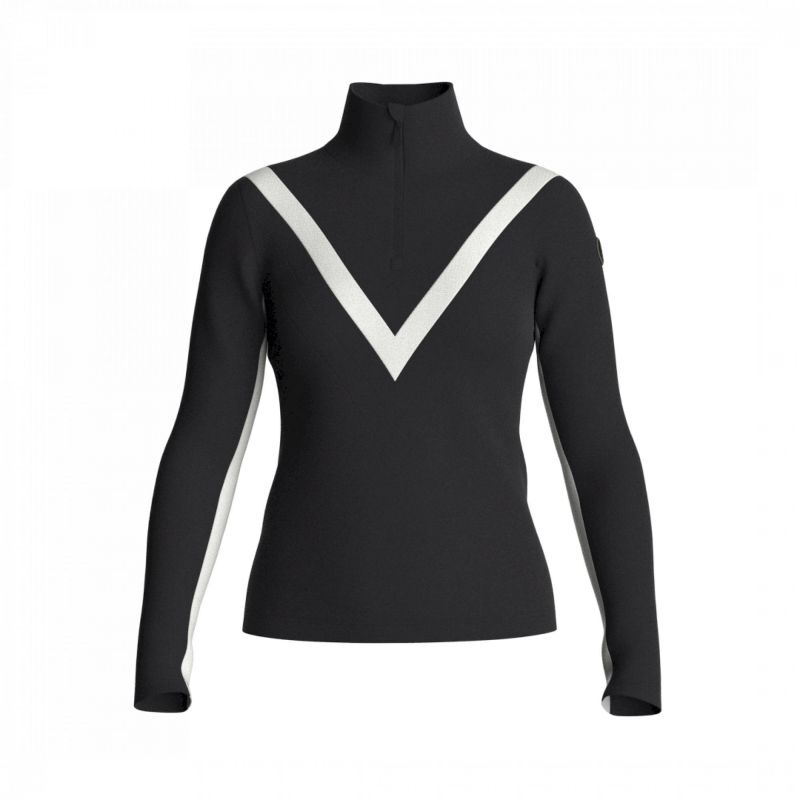 Voss Chevron Zip Up - Pull en laine mérinos femme