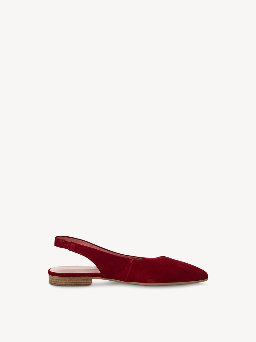 Leren Slingpumps - rood