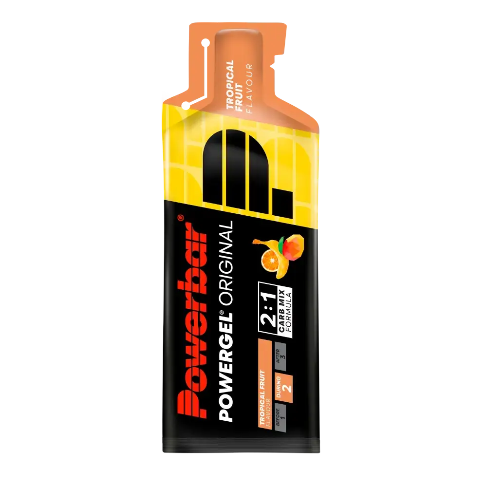 PowerBar Powergel Sodium Tropische Vruchten Gel 24 stuks