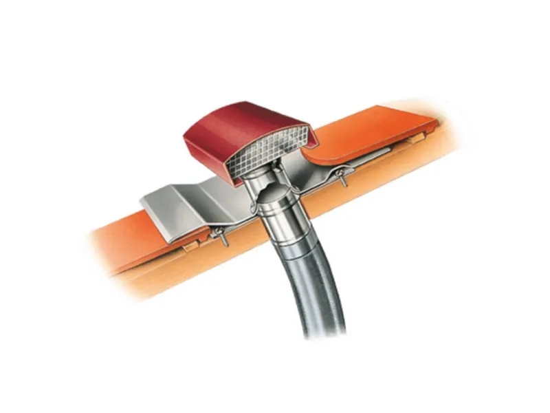 Helios Ventilatoren DDF 125 Taggennemføring