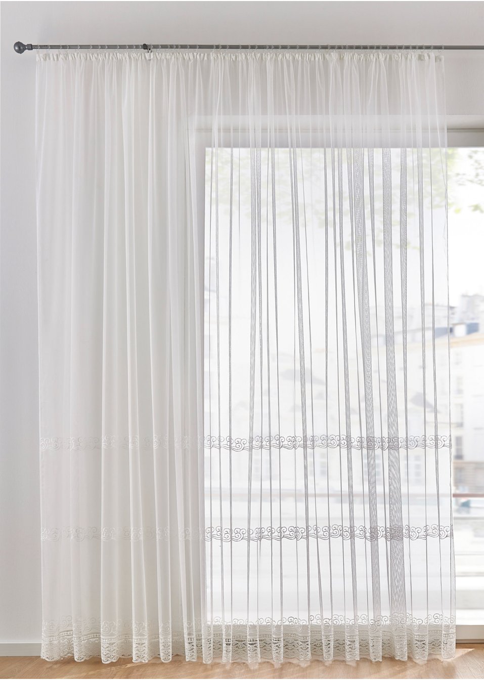 Voilage jacquard