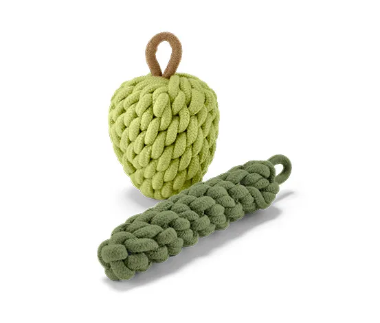 Hundespielzeug Apfel-Zucchini