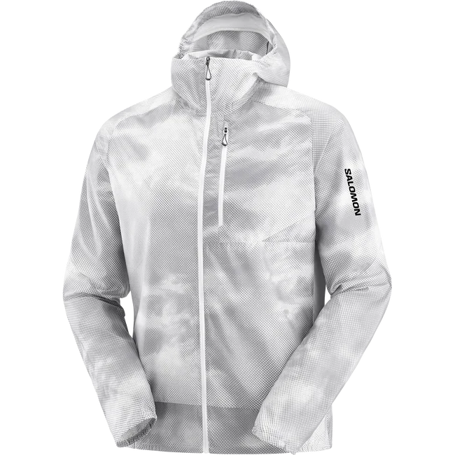 BONATTI CROSS WIND PRINT  Windjacke mit Kapuze Herren WHITE/GrayViolet/FrostGray