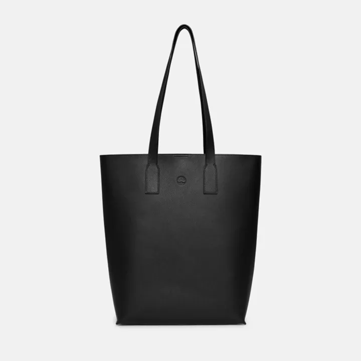 Cabas en cuir Tuckerman pour femme en noir