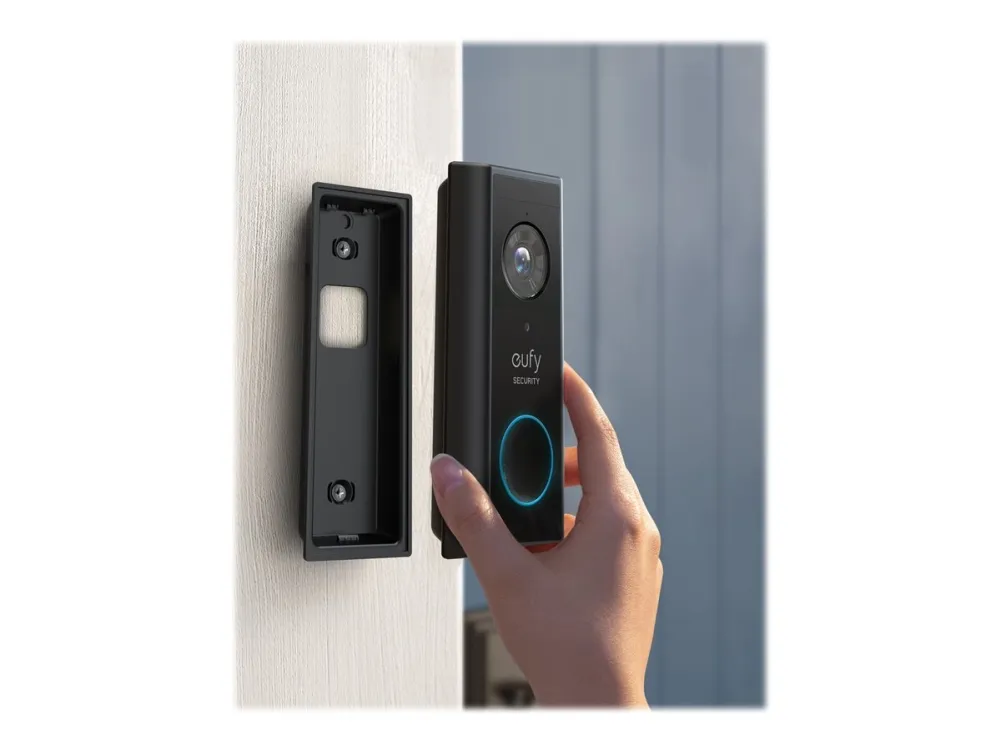 Eufy Security Video Doorbell - Dørklokkesæt - trådløs - Wi-Fi - 2.4 Ghz