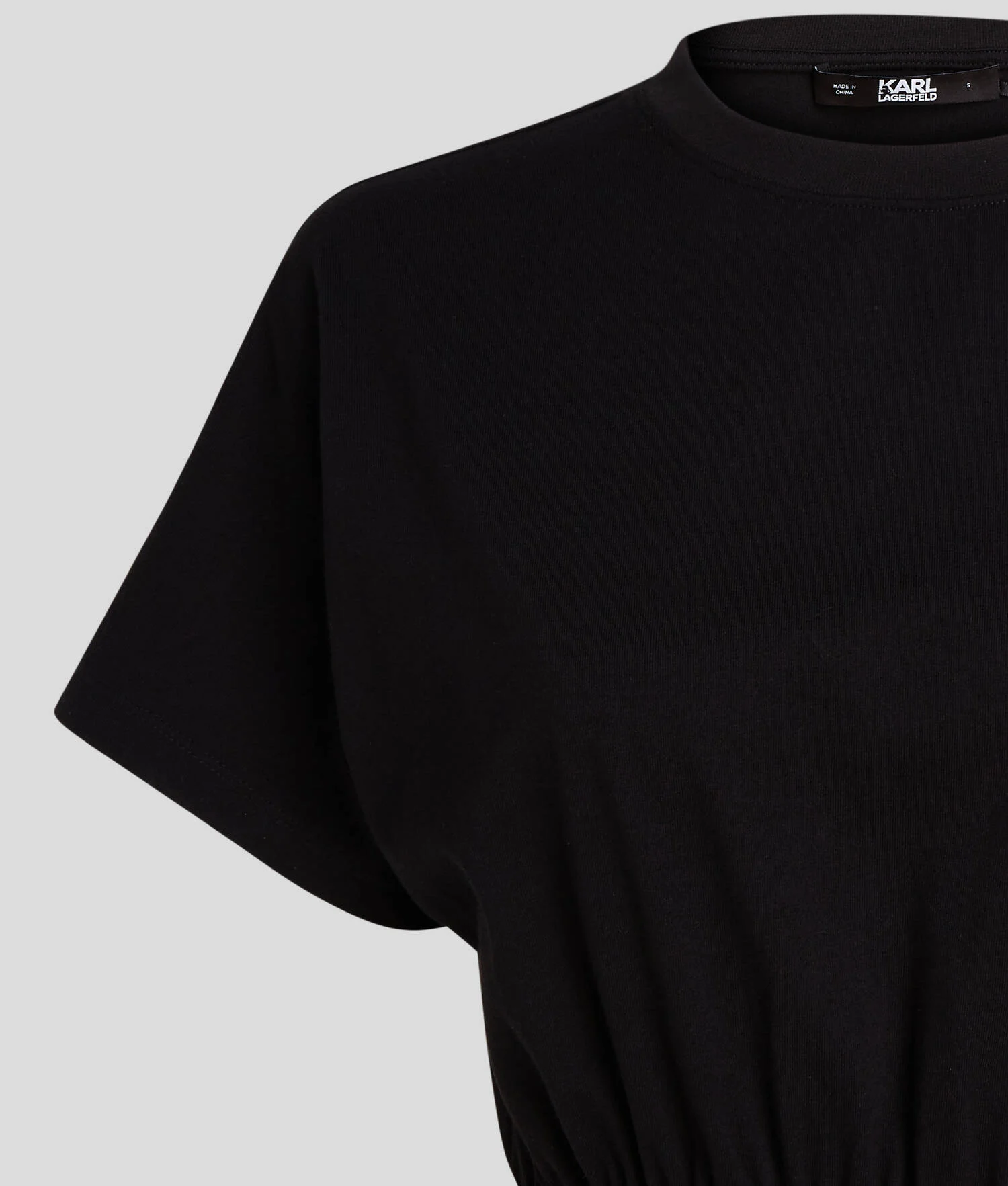 ROBE T-SHIRT AVEC GALON À LOGO KARL