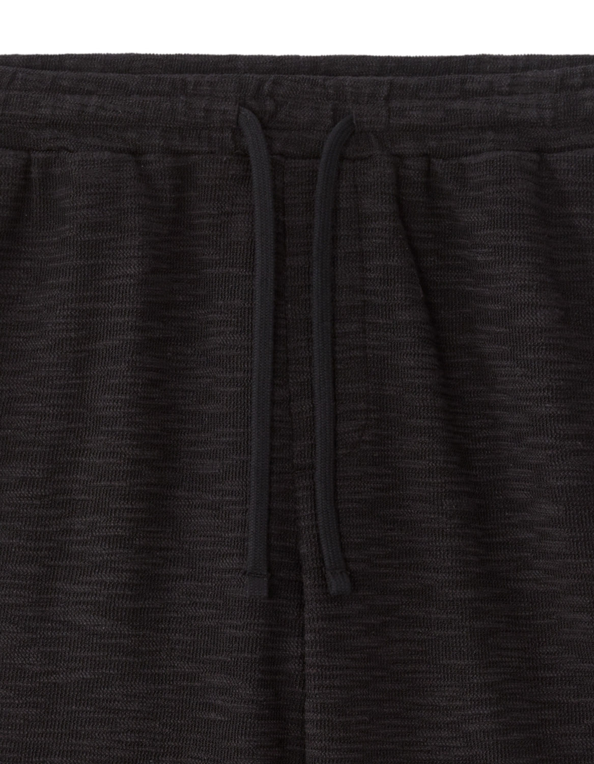 Bermuda regular effet bouclette - noir