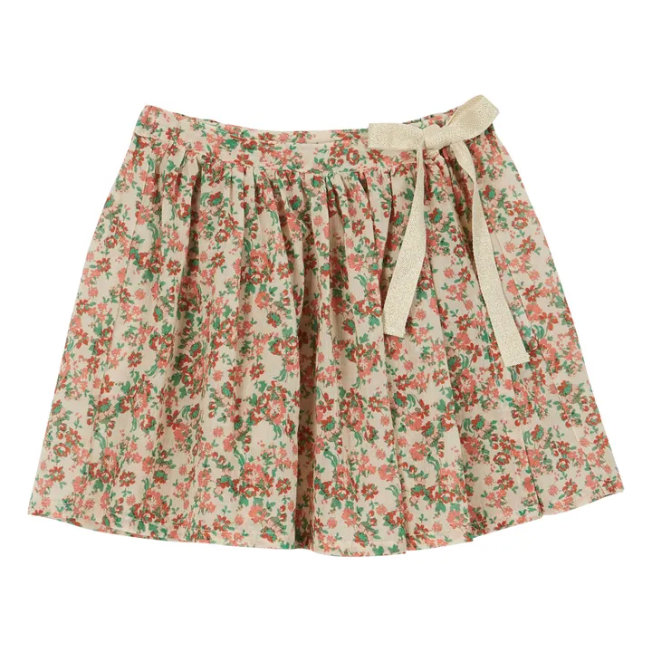 Emile et Ida Jupe Fleurs | Rose pâle