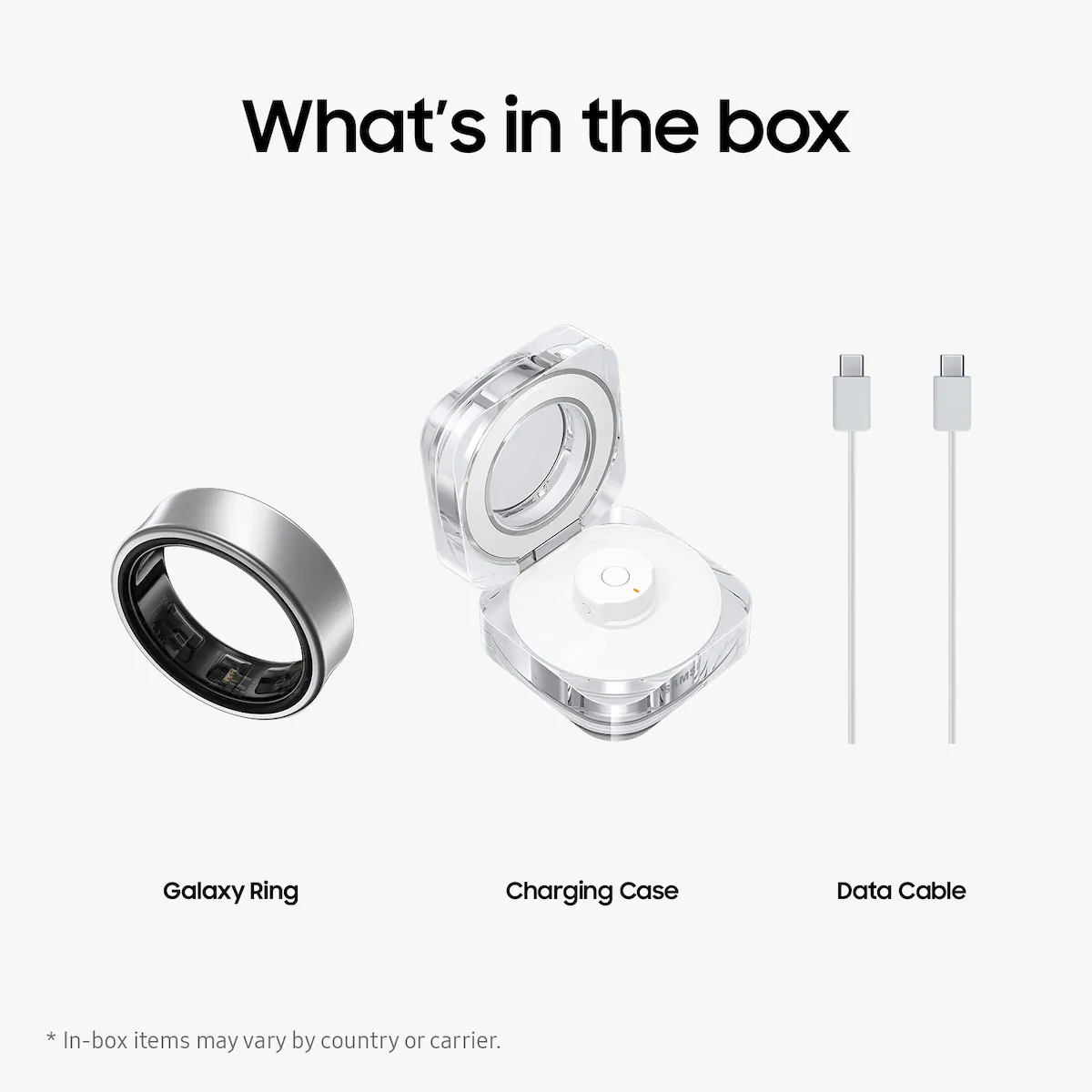 Samsung Galaxy Ring smartring Størrelse 10 (sølv)