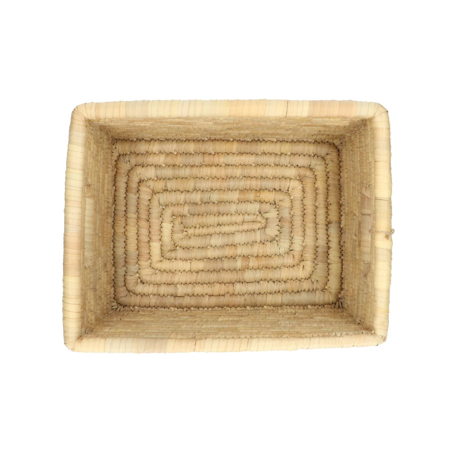 Mand met handvat, dadelblad, groot