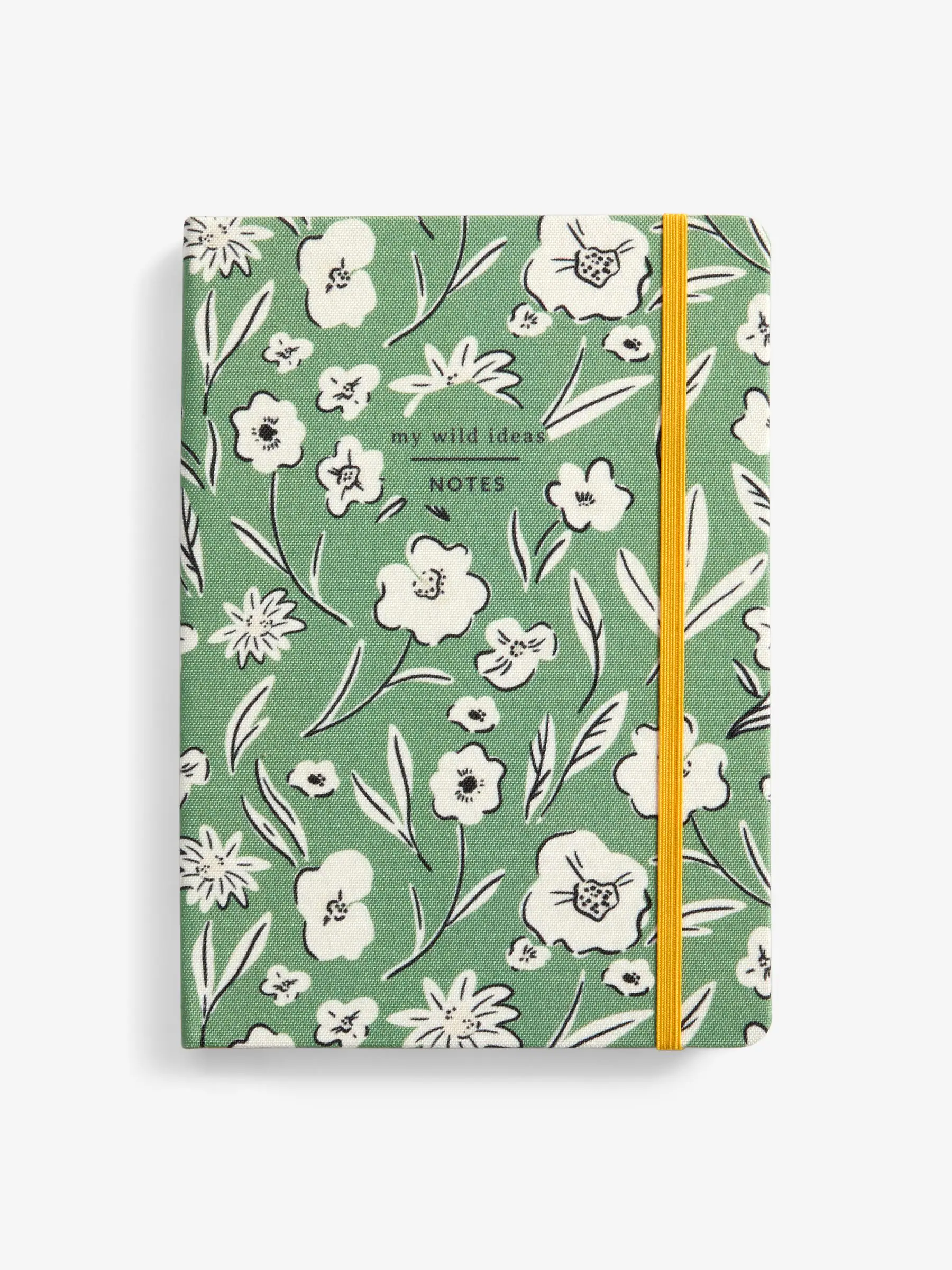 A5 notitieboek met bloemenprint