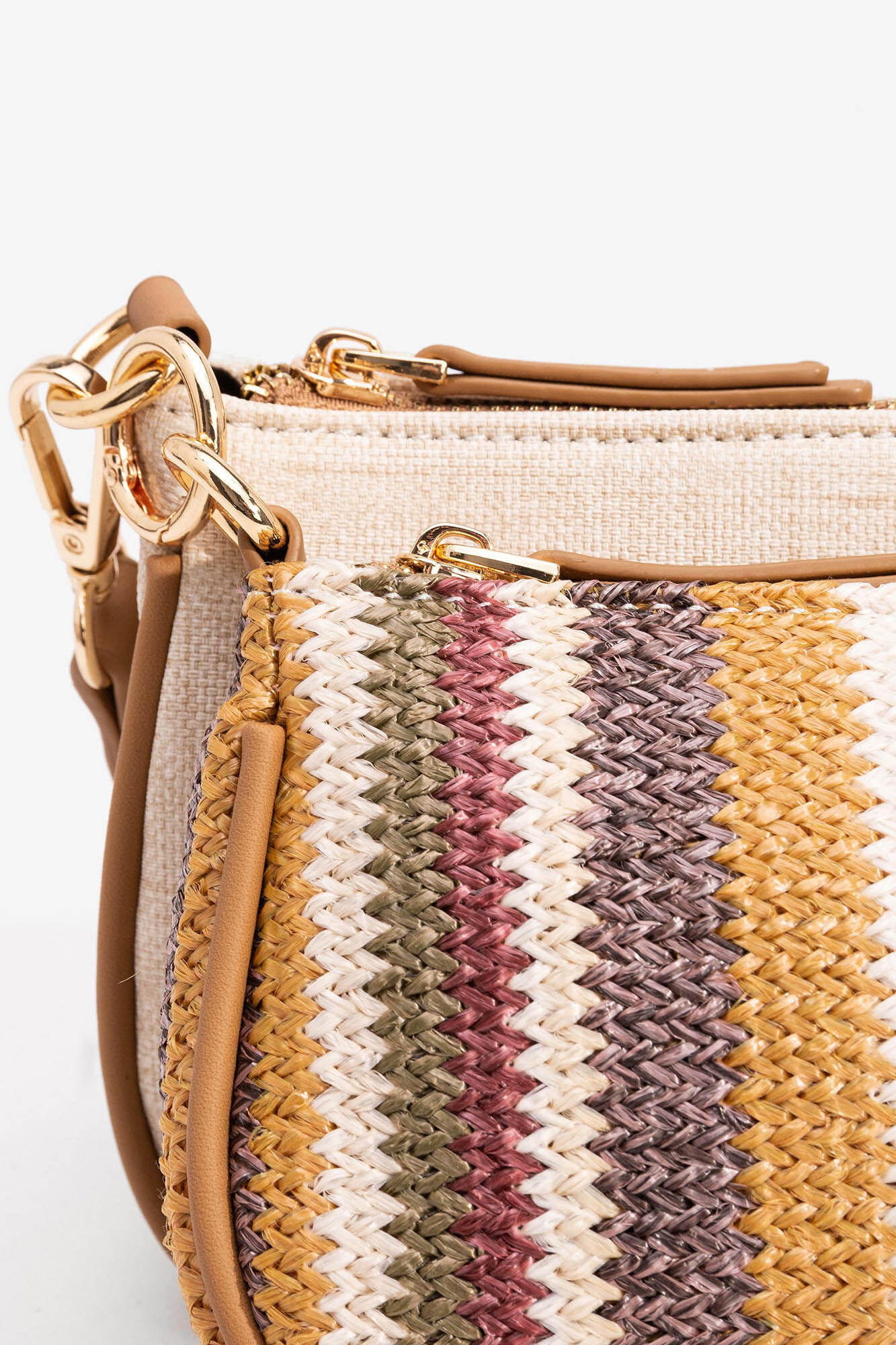 Bolsa transversal 2 em 1 - amarela