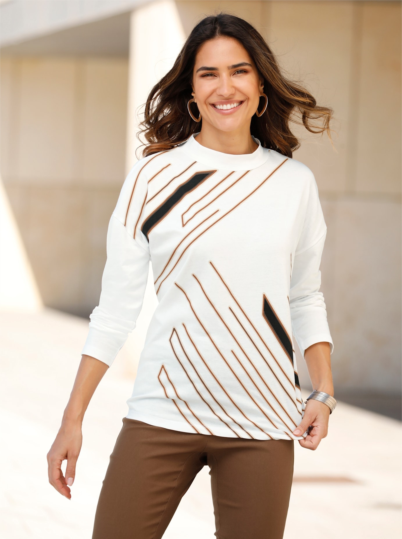 Classic Basics Stehkragenshirt »Stehkragen-Shirt«, 1 Stk.