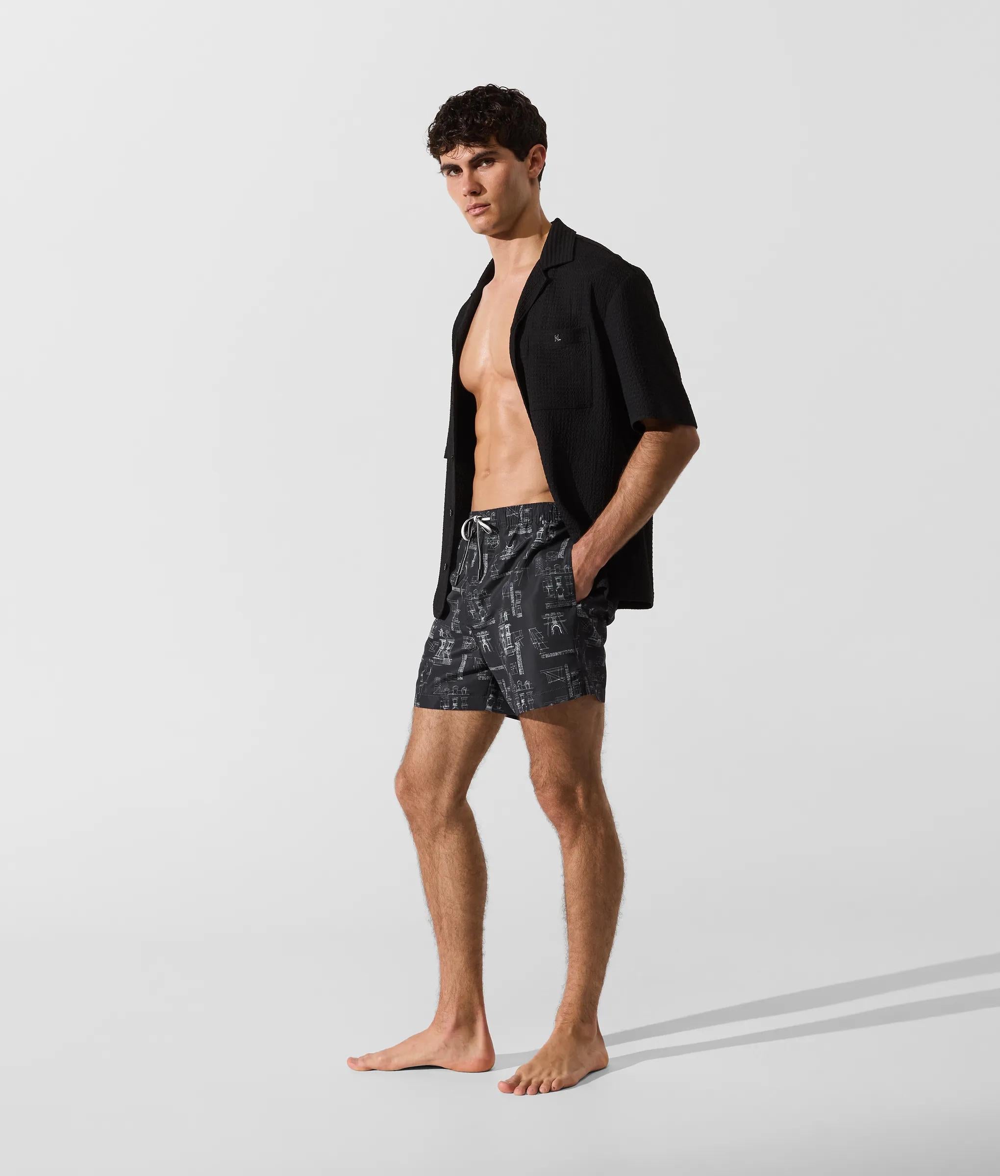 Maison de Karl korte boardshorts