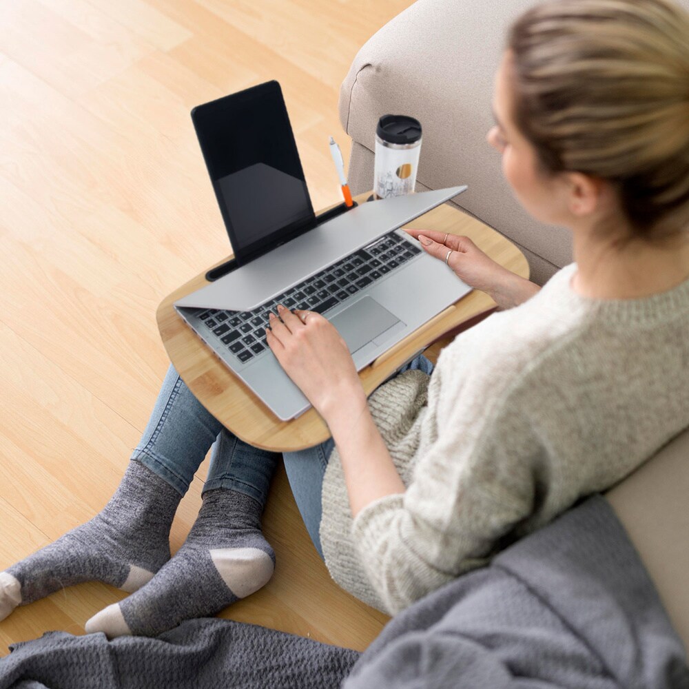 Laptopunterlage COMFILAP I Bambus, Stoff hjh OFFICE