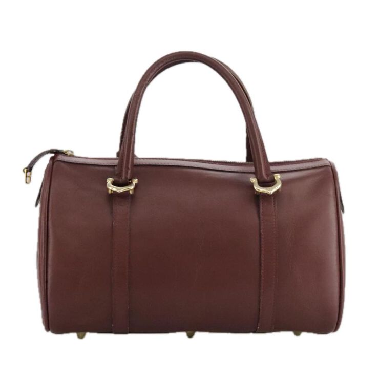 Cartier Vintage Cartier Handbag Burgundy