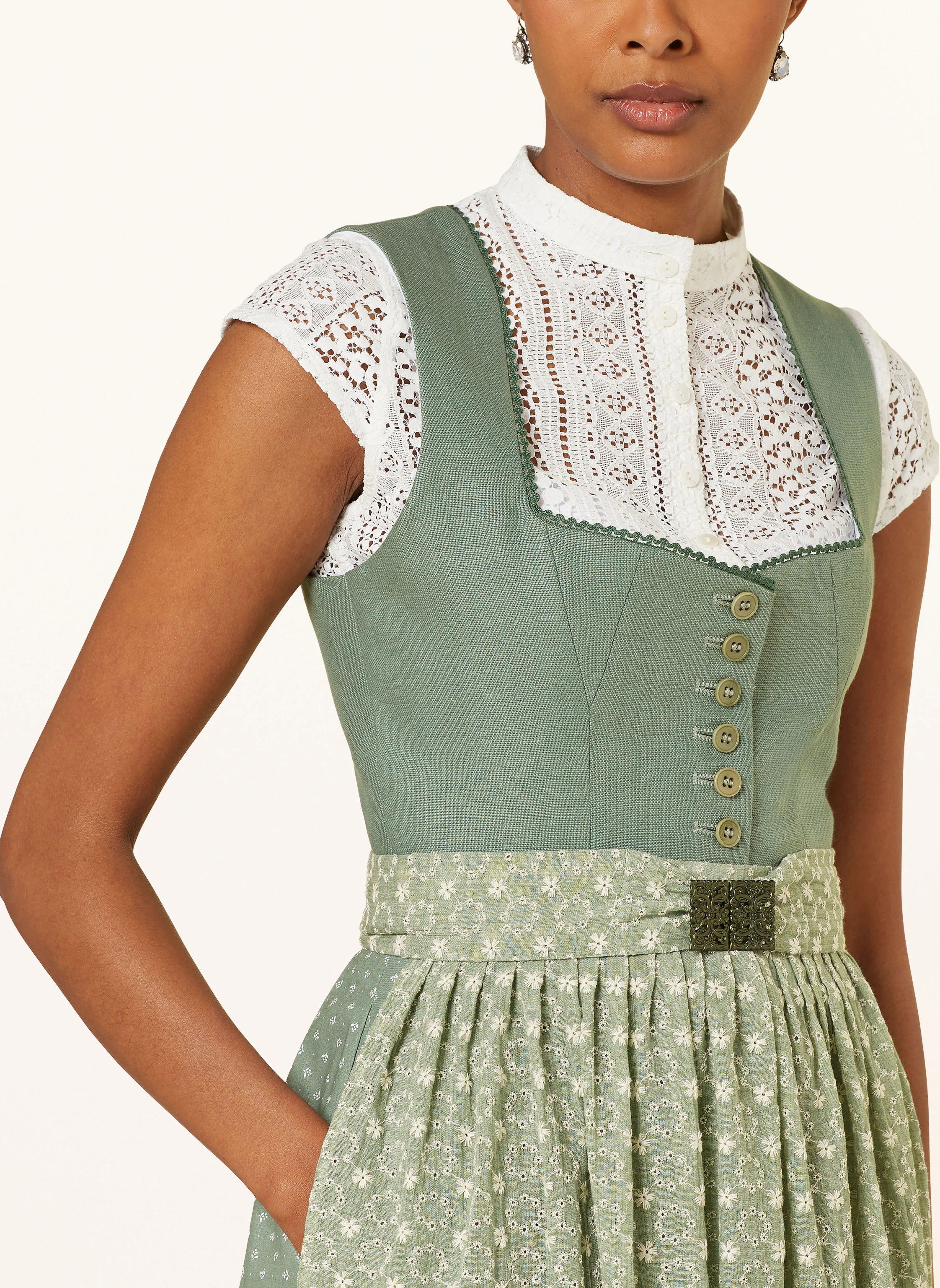 BERWIN & WOLFF Dirndl mit Leinen