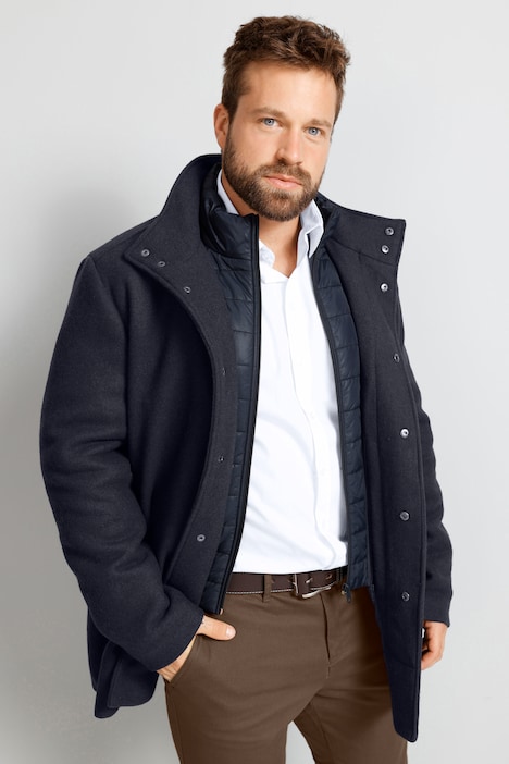 Boston Park Longjacke, Steppeinsatz Stehkragen, bis 74