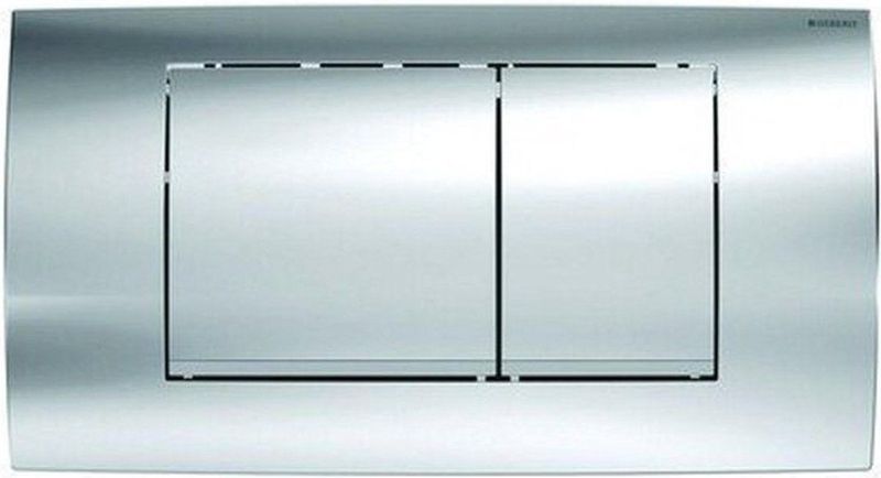Geberit - Twinline Bedieningsplaat - Toiletspoeling - Chroom Glans
