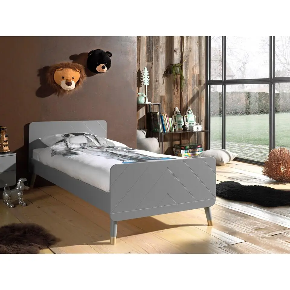Bed Billy 90x200 - grijs