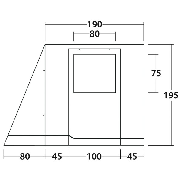 Outwell - Backroads Awning Room - Auvent camping-car