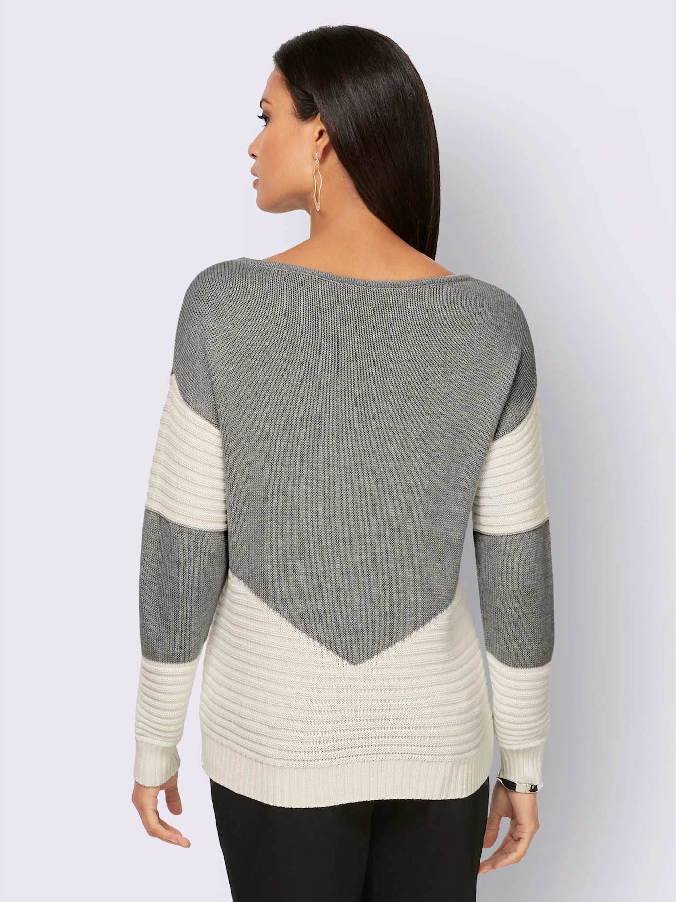 Pull à manches longues 50% coton