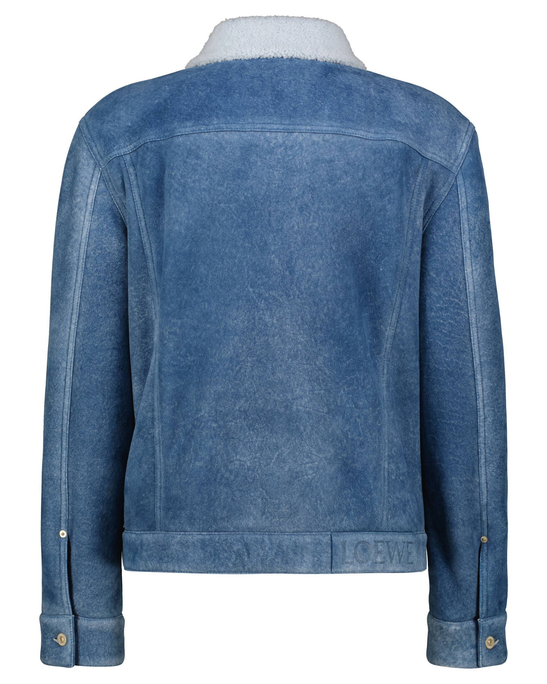 Loewe| Herren Lederjacke SHEARLING DENIM Regular Fit