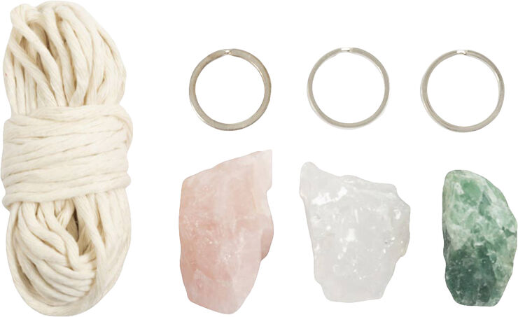 Creativ Company Mini DIY Kit Macramé, Nøglering