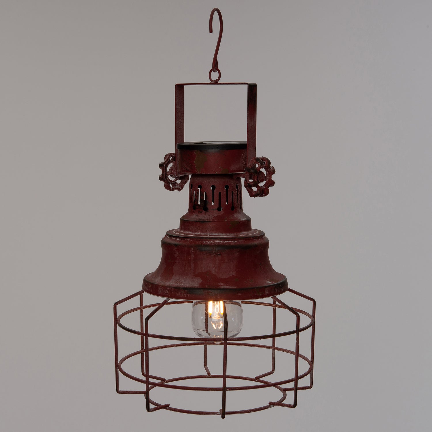 Intratuin solar lantaarn rood D 23 H 30 cm