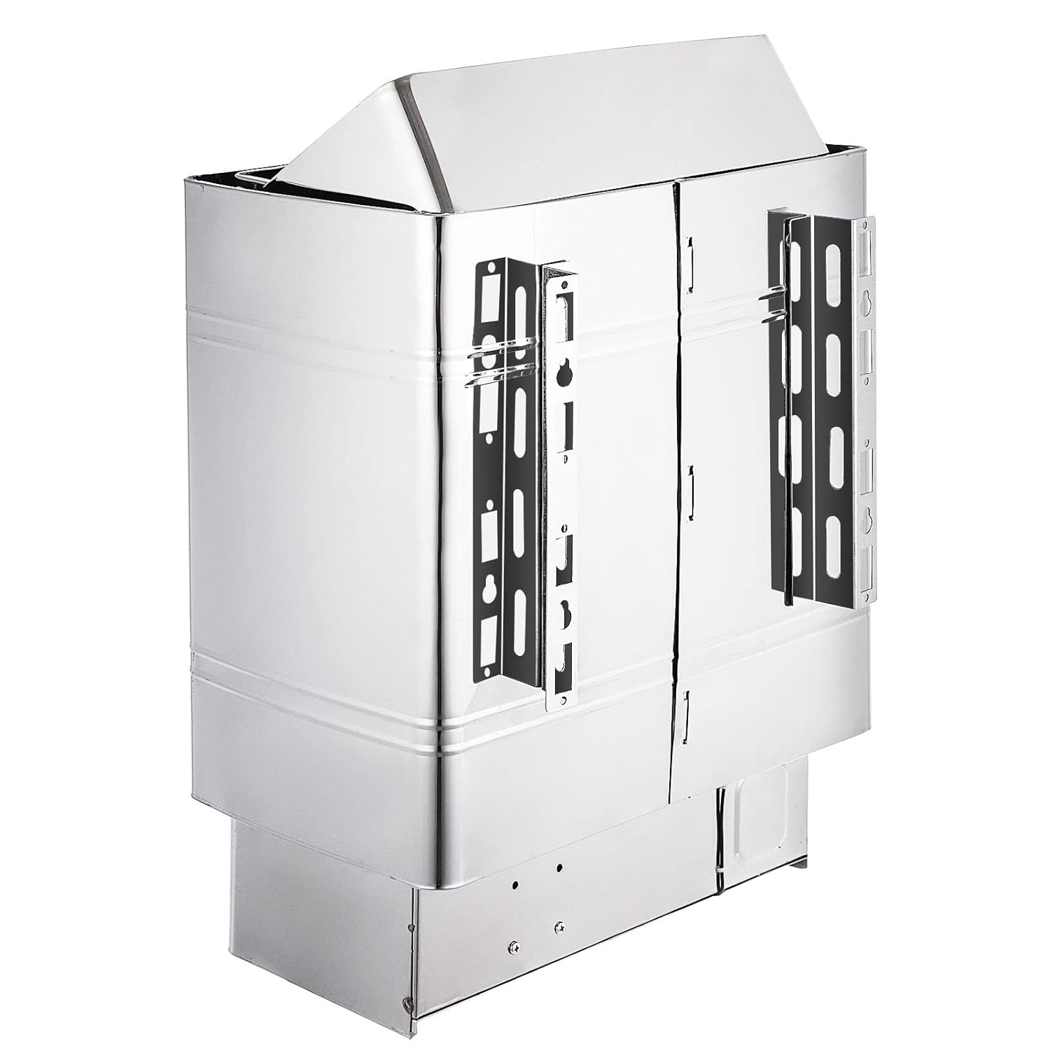 FlowerW Saunaofen 9 KW, Sauna Elektroherd 380 V - 415 V, Elektrischer Saunaofen 2 Modi (Temperatur, Zeit), mit Externem Steuergerät und 3M-Temperatursensor