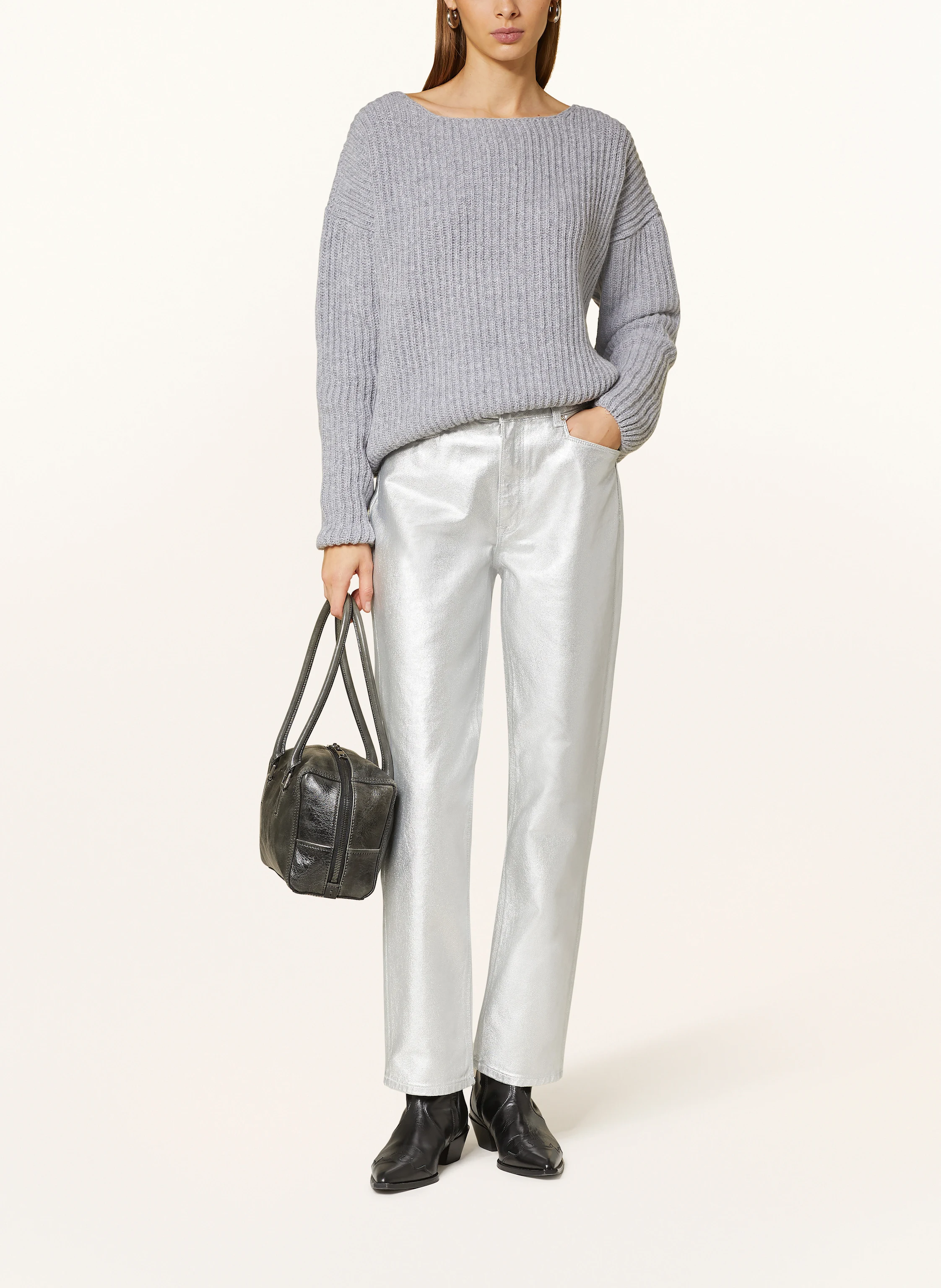 DANTE6 Coated Jeans AXELLE