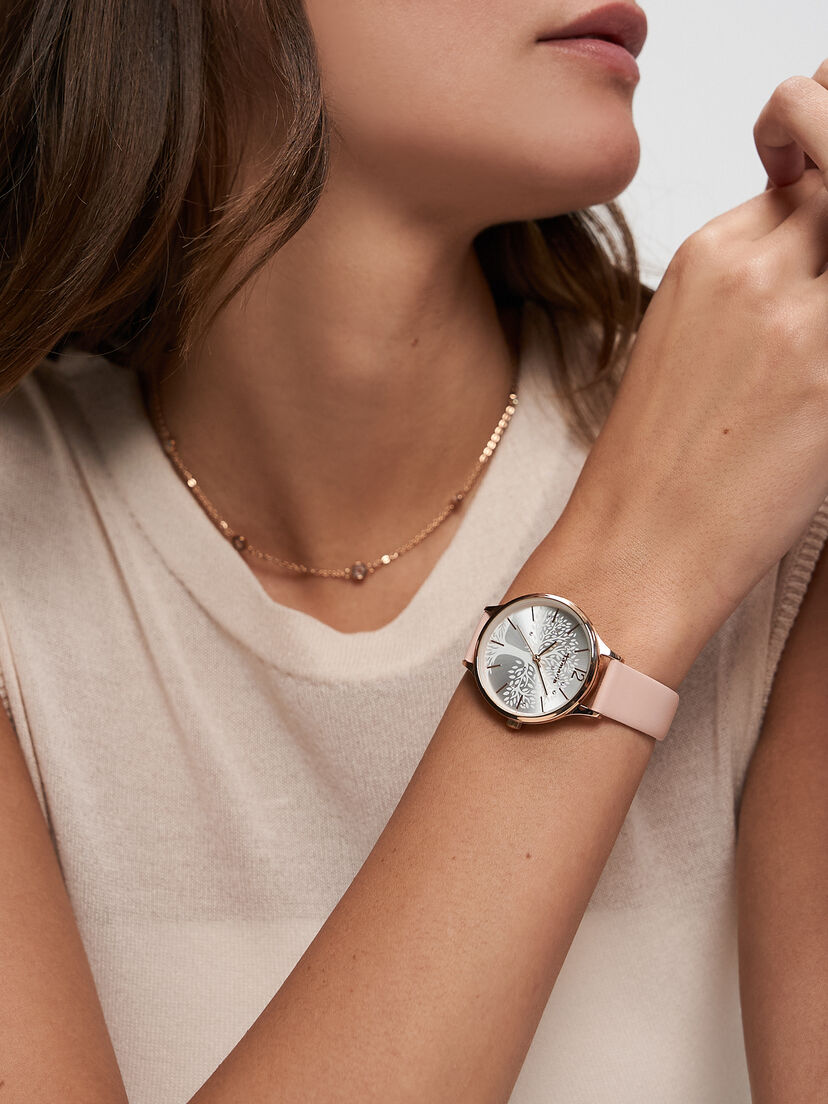 Horloge - rosegoud