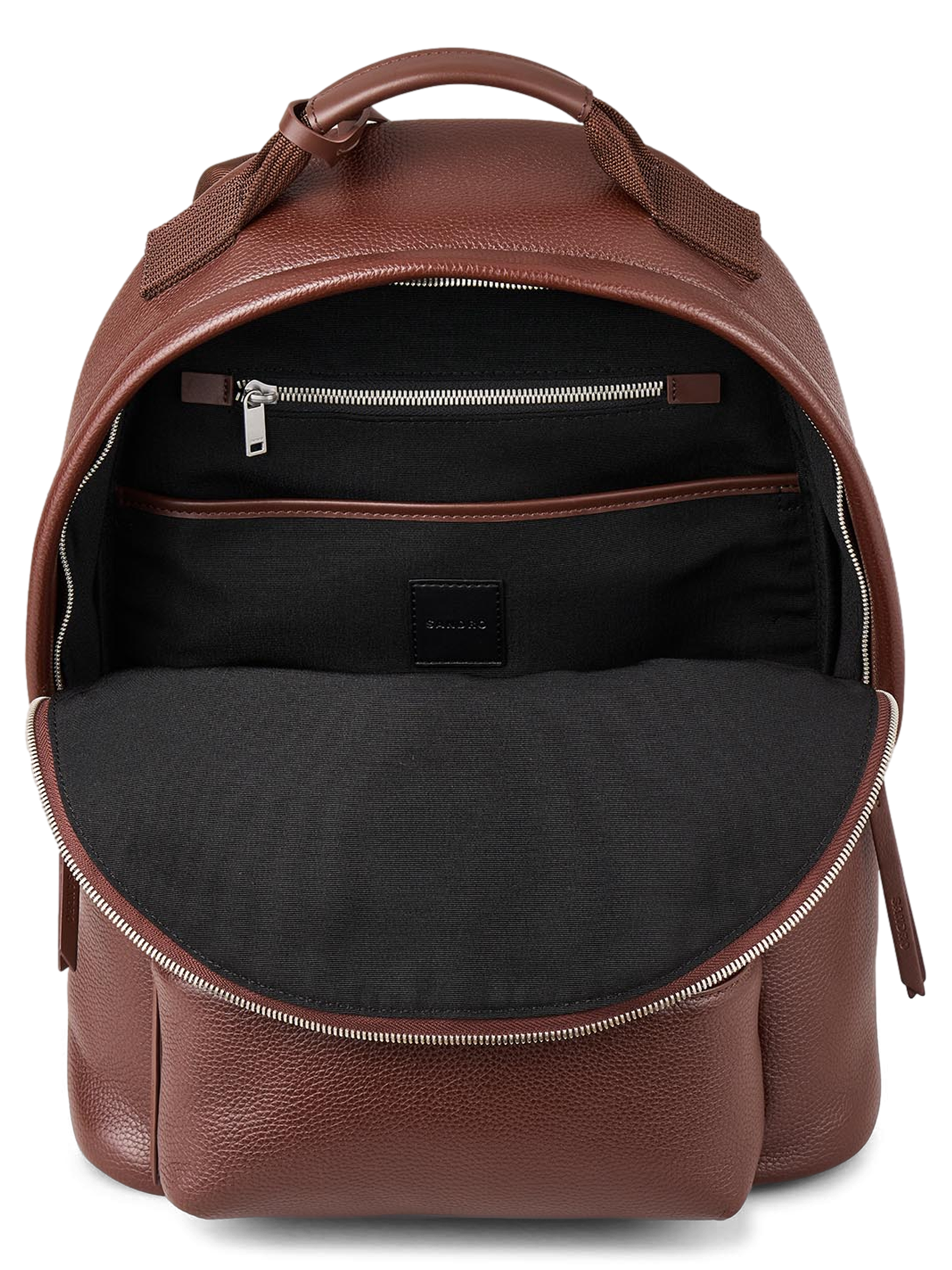 Sac à dos en toile enduite | Marron