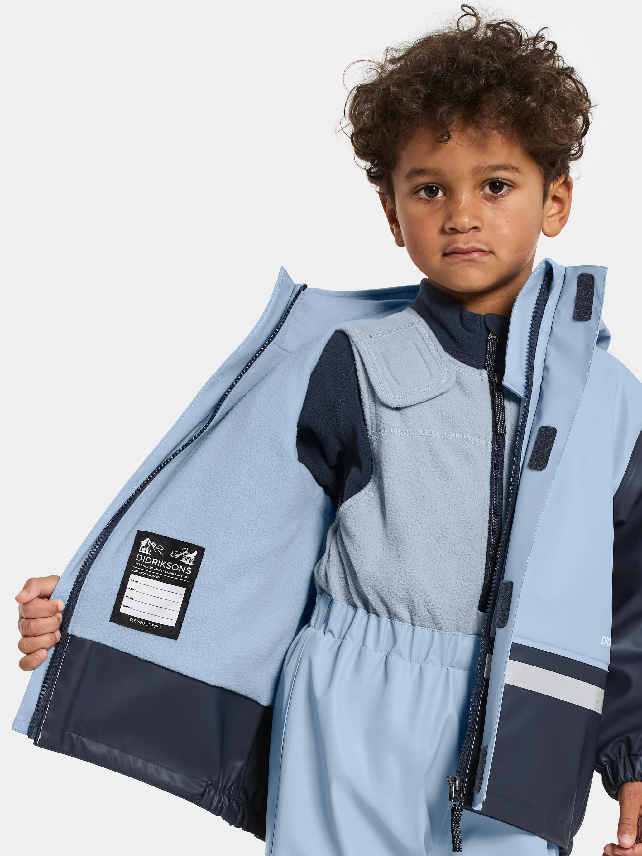Didriksons Boardman Kids Set 12 Cloud Blue
