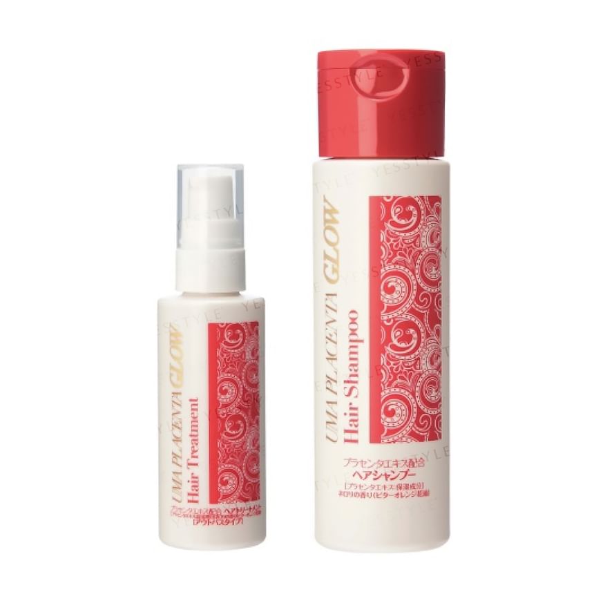 Dr.pro labo Japan - Uma Placenta Glow Shampoo White & Treatment Essence Proefset