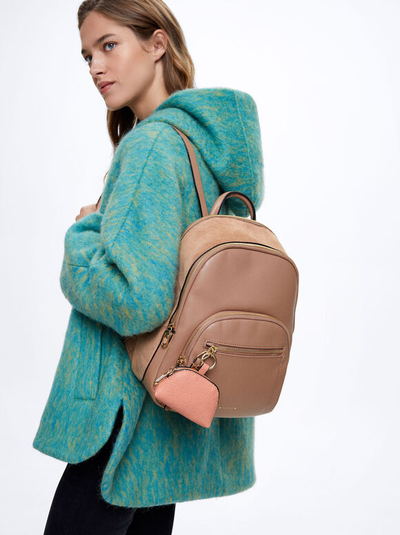 Mochila Patchwork Colgante - Camel