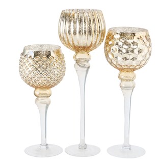 Windlicht MANOU GOLDENE PRACHT 40 cm goldfarbig