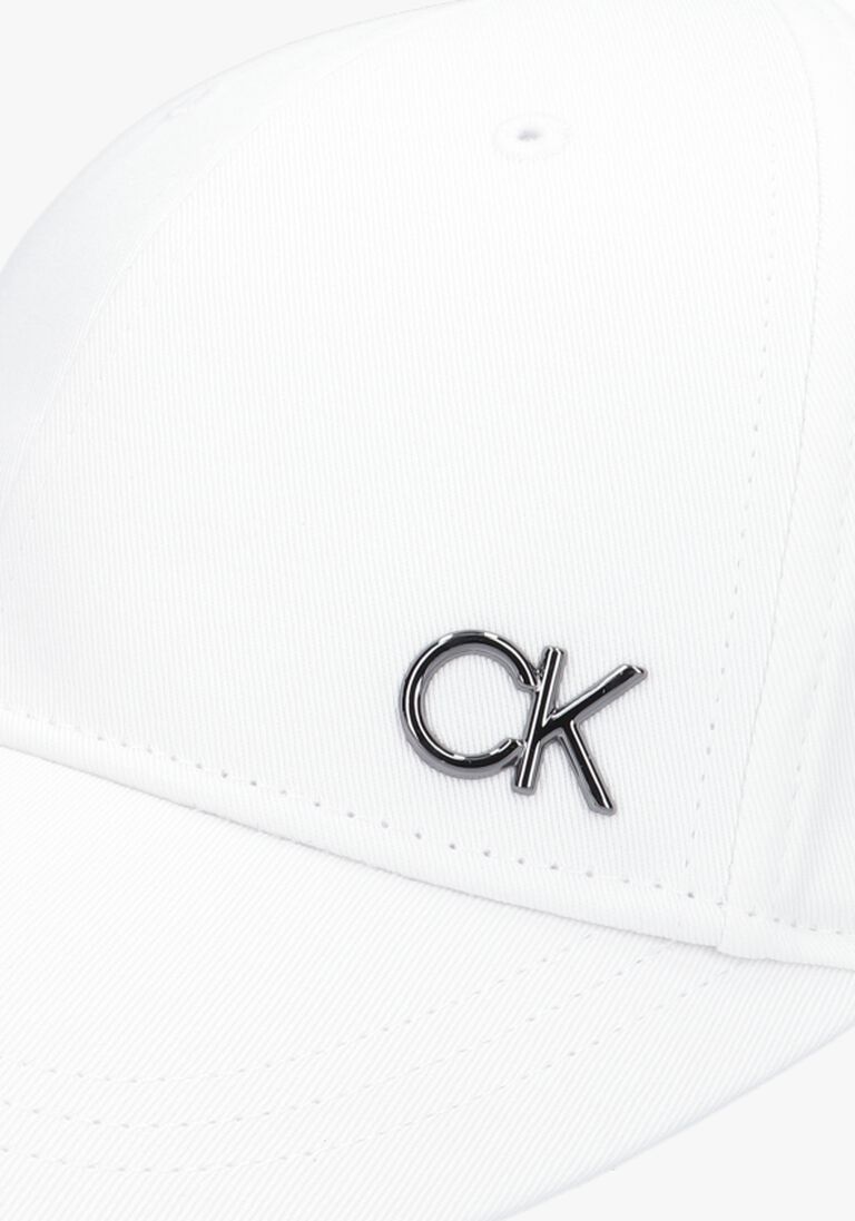 CALVIN KLEIN witte calvin klein pet ck bombed metal bb cap
