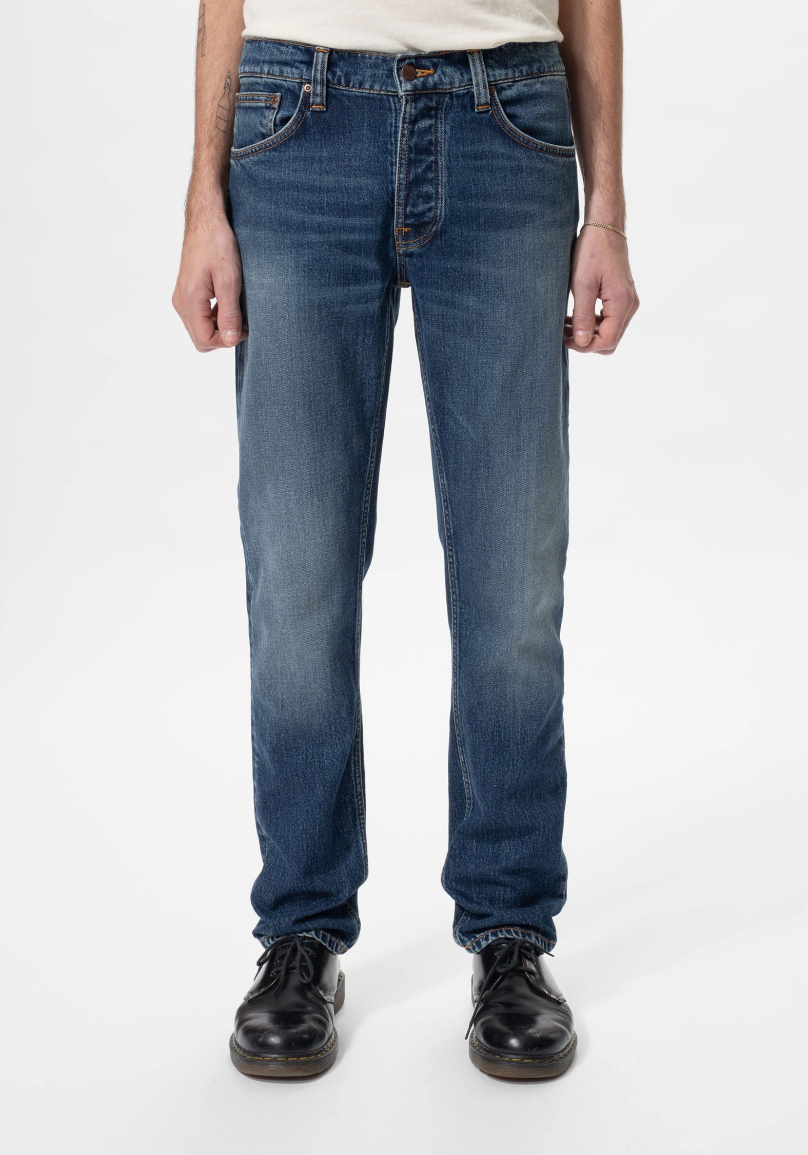 Nudie Jeans Jeans Solid Ollie Wild Blue