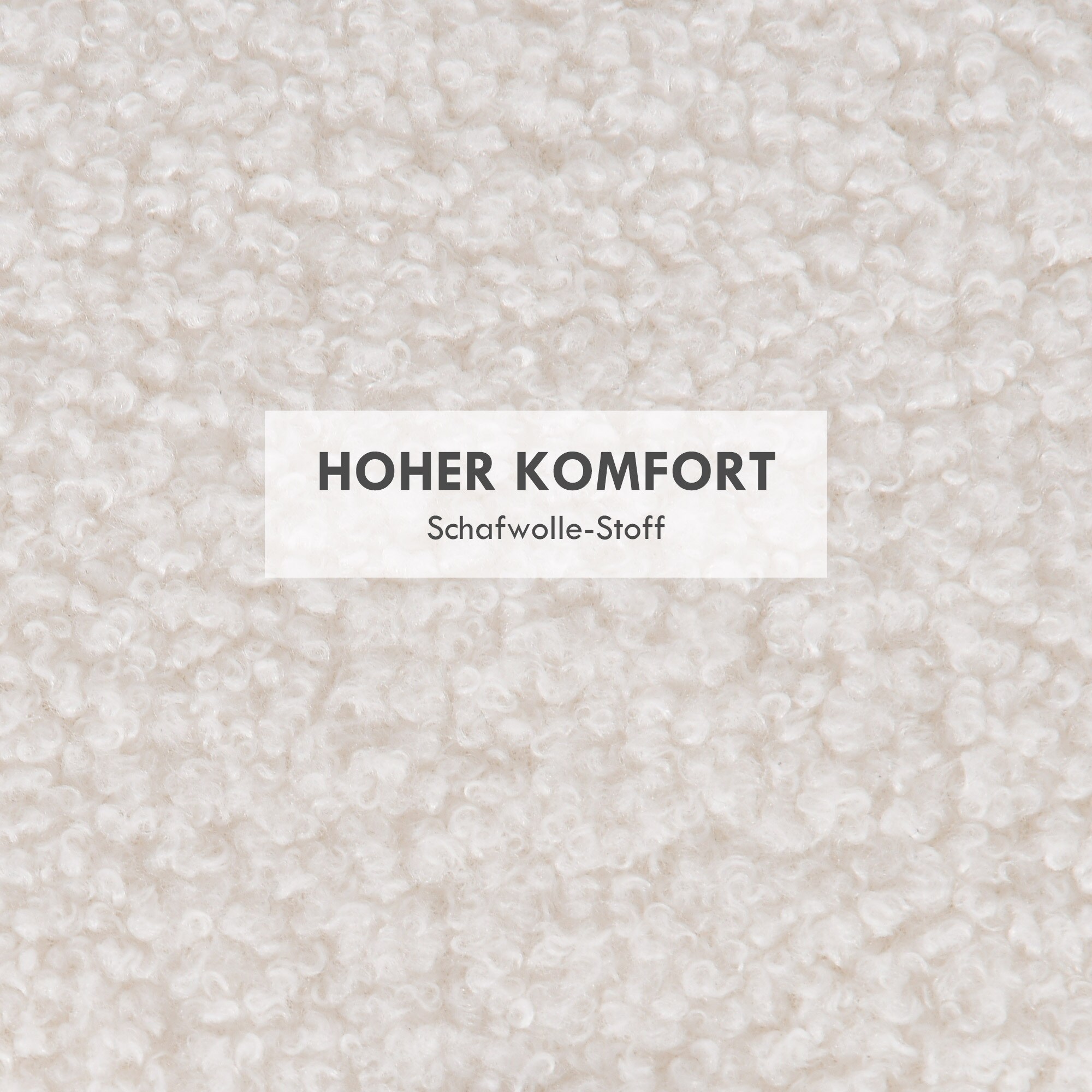 HOMCOM Polsterhocker mit Stauraum weiß 56L x 56L x 42Hcm