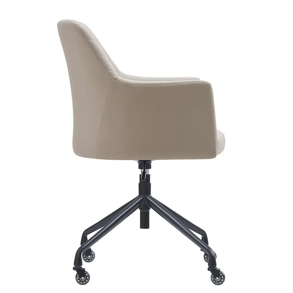 Bureaustoel Vitoria - Taupe - PU-leer