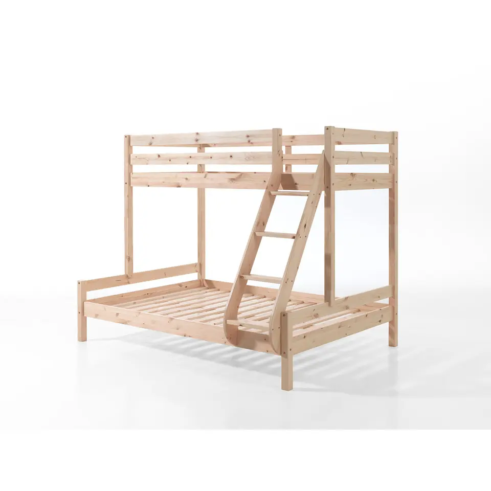 Vipack stapelbed Pino - bruin - 207,5x157,5x166,8 cm