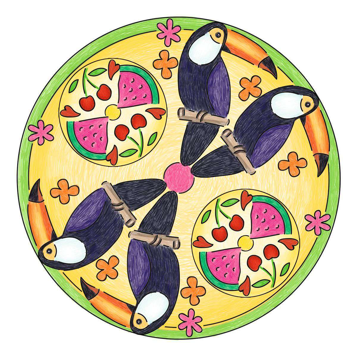 Ravensburger Spiel Mandala Designer Flamingo & Friends