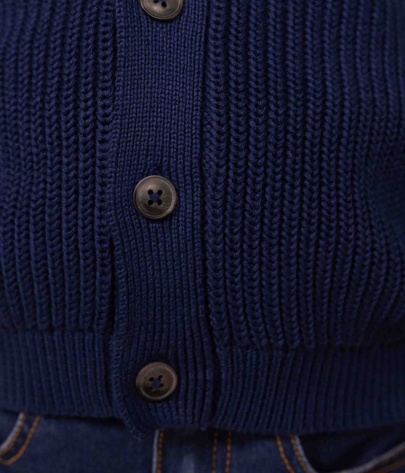 Cardigan en côte anglaises en coton enfant fille