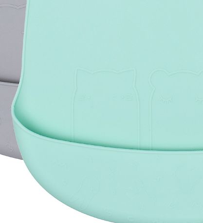 We Might Be Tiny Hagesm?k - 2-pak - Silikone - Mint/Gr?