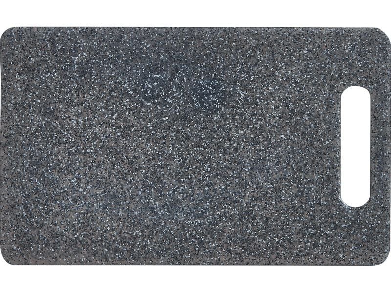Zeller Present Auftauplatte Granitoptik 25 x 15 x 0.8 cm, A Kunststoff-Schneidebrett mit dem Griff