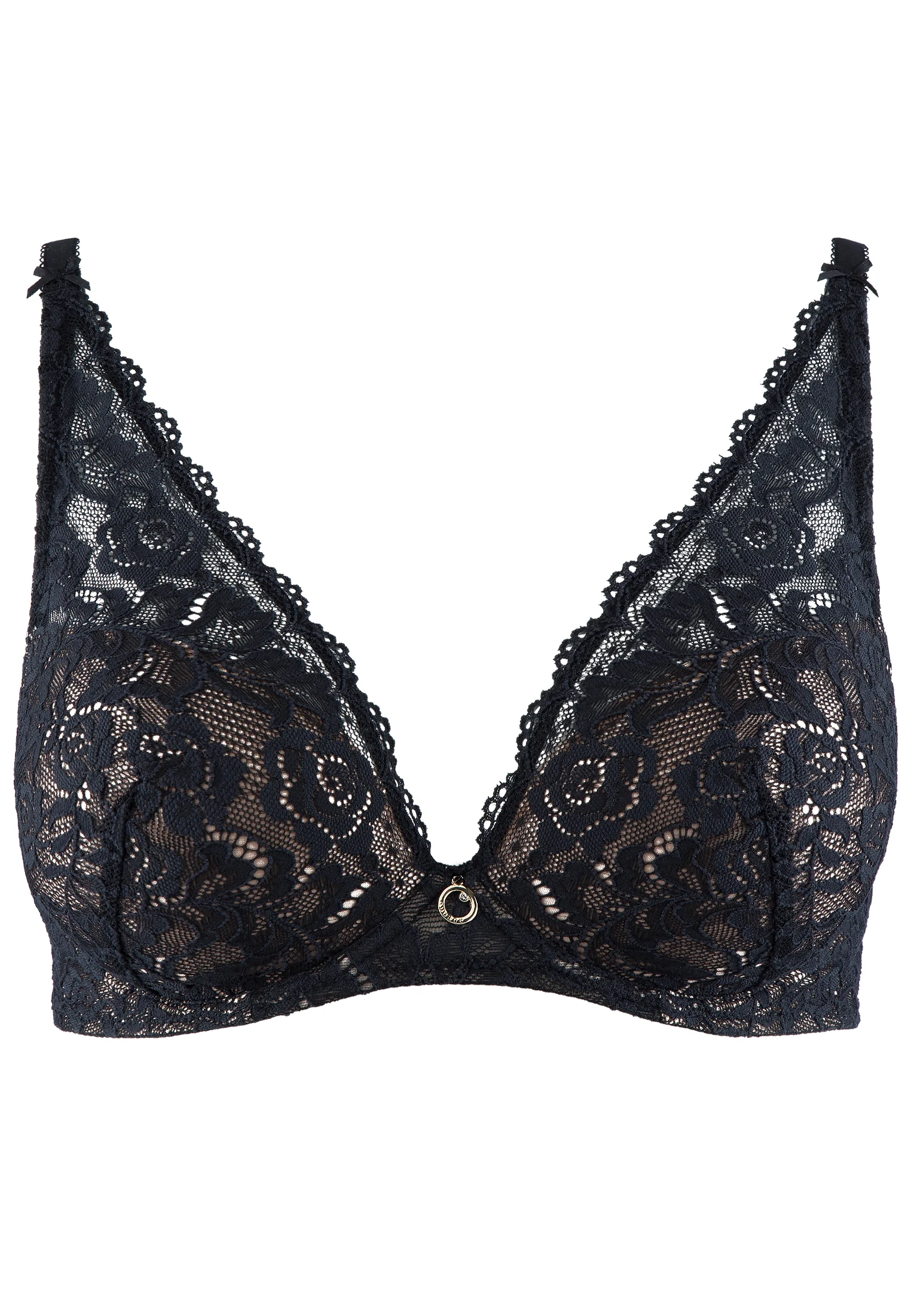 ROSESSENCE - Soutien-gorge triangle avec armatures | Noir